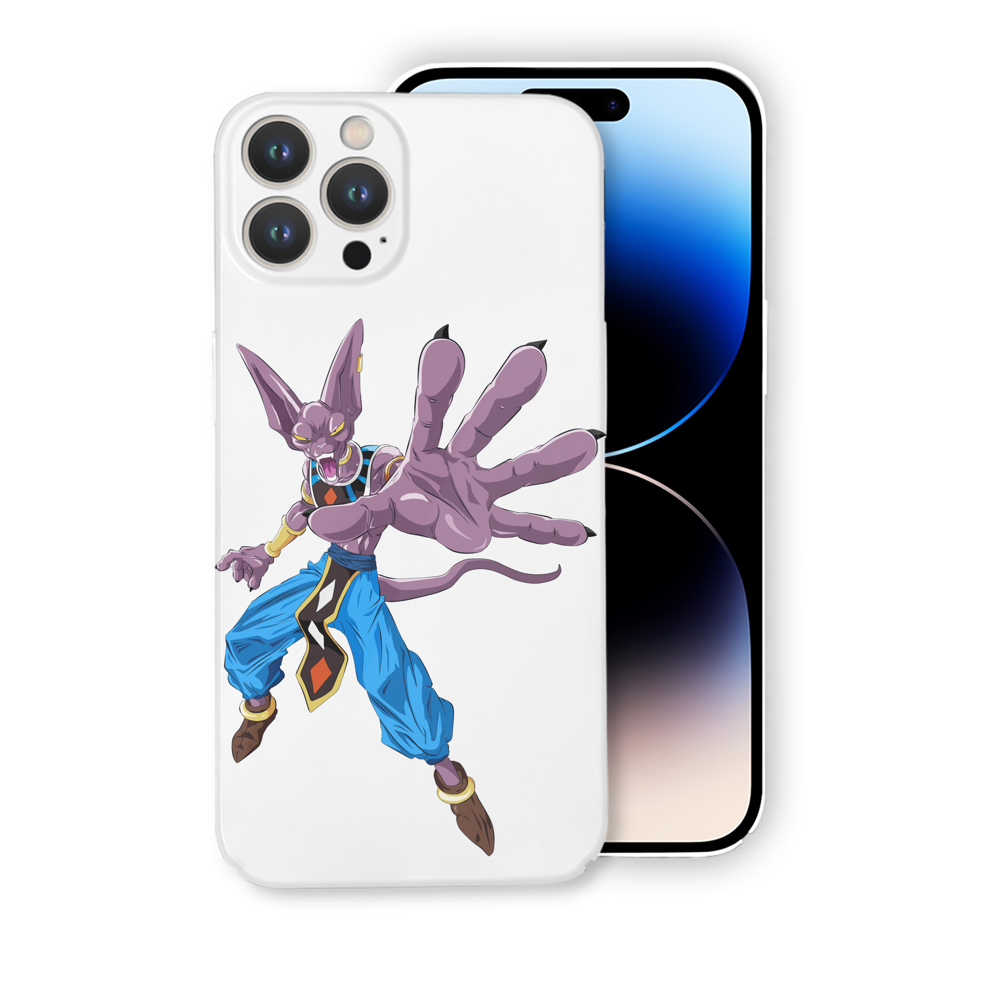 （画像用） ドラゴンボール ビルス 破壊神ビルス DRAGON BALL Beerus Birusu 【iPhone 14シリーズ対応】ハードケース